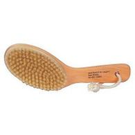 Kingsley - Kingsley Natural Bristle Body Brush with Contoured Wooden Handle -
