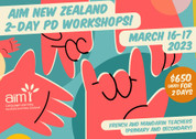 New Zealand 2-day workshops (French, Chinese) 16-17/03/2023