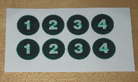 The Shuffleboard Federation Pro Series Decals