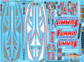 Summit Racing Pro Stock Camaro Decal Sheet #2 1/25