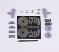 Hub Wheel Front Strut Kit, Slotted Rotors 1/25