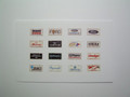 Performance License Plate Set 1/43