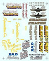 Gasser Miscellaneous Decal Sheet #3, 1/25