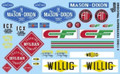 Long Haul, Big Rig Trucking Decal Sheet,  1/25