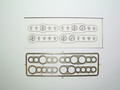 Street Rod Gauges Set #2, White 1/25