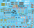 Drag Racing Goody Decal Sheet 1/16