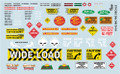 Truck Logos & Warnings Decal Sheet,  1/25