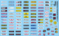 Bumper and Window Sticker Decals,  1/25