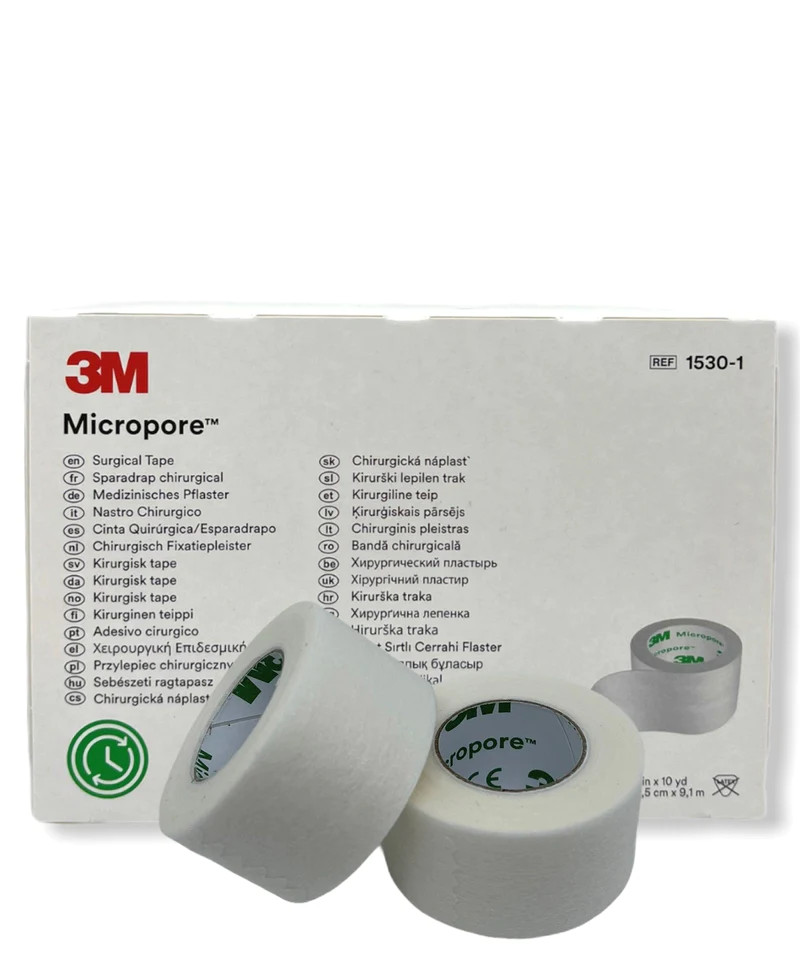 Tape, Micropore, Paper, with Dispenser, 2 x 10 Yards, 6/Box