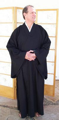 Zen Lay robe meditation garment.