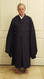 Zen Priest Koromo robe, regular weight, full view, arms at side showing sleeves