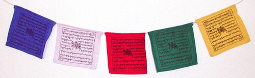 Tibetan Windhorse Prayer Flags, XL 