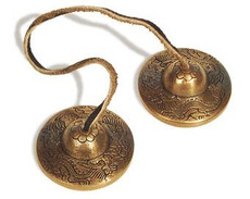 Tingsha Bells, Engraved Dragon 