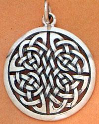 Sacred Knot Silver Pendant