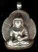 Buddha Pendant, Sterling Silver