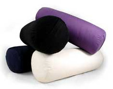 Yoga Bolster - Round Cotton and Foam