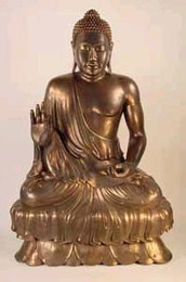 Teaching Mudra Buddha, Cast Resin, 36"