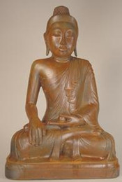 Earth Witness Buddha, 15"H
