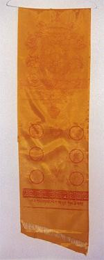 Yellow Kata Offering Scarves, 4 each -- A lovely, spiritual backdrop to display your shrine area or accent a tabletop.