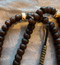 Vintage Older Bodhiseed mala with conch shell resting beads