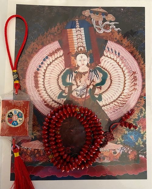 Blessing and sacred consecrating of wrist malas