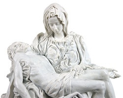 Beautiful and affordable replica of Pieta by the sculptor Michelangelo 