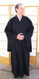 Zen Lay Robe regular weight cotton, Black, Medium size only