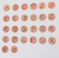 Daniela Uppercase Monogram Letters Set Sample