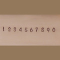 Murray Hill Pro Numbers 2.5mm Stamp Set Sample